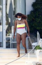 SERENA WILLIAMS in Swimsuit in France 06/12/2021