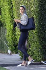 SHANINA SHAIK Leaves Morning Workout in West Hollywood 06/09/2021