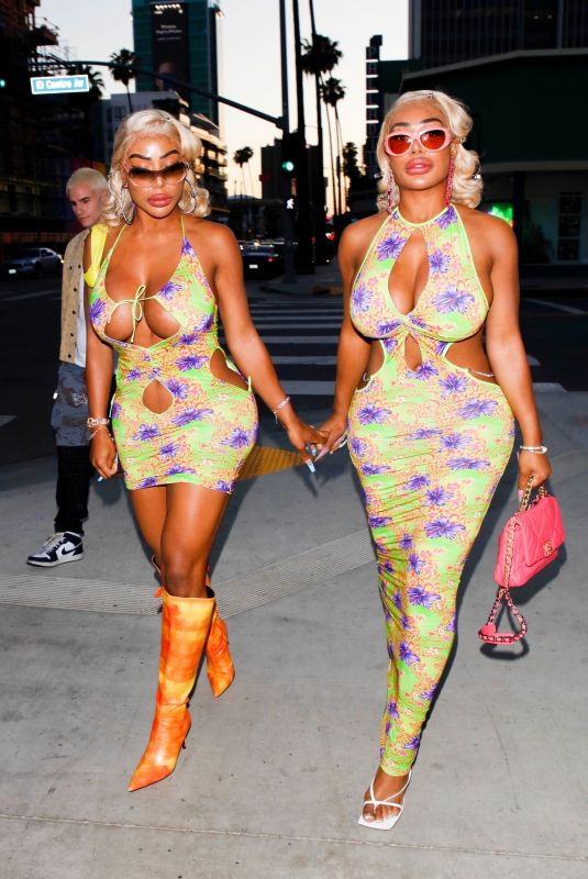 SHANNON and SHANNADE CLERMONT Arrives at Zola Screening in Hollywood 06/11/2021