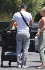 SHARNA BURGESS and Brian Austin Green Shopping at Ralphs in Malibu 06/14/2021