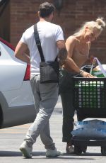 SHARNA BURGESS and Brian Austin Green Shopping at Ralphs in Malibu 06/14/2021