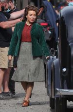 SHERIDAN SMITH on the Set of Railway Children in Yorkshire 06/07/2021