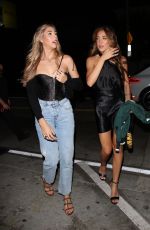 SISTINE and SOPHIA STALLONE at LA in West Hollywood 06/18/2021