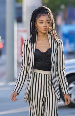 SKAI JACKSON Heading for Dinner at Katana in West Hollywood 06/14/2021