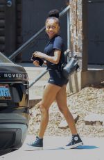 SKAI JACKSON Heading to Workout Session in Los Angeles 06/02/2021