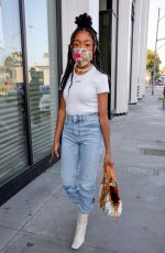 SKAI JACKSON Out and About in West Hollywood 06/03/2021