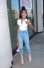 SKAI JACKSON Out and About in West Hollywood 06/03/2021