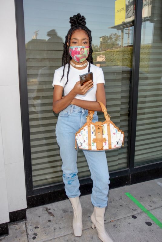 SKAI JACKSON Out and About in West Hollywood 06/03/2021