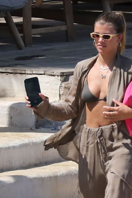 SOFIA RICHIE Out on Her Holidays in Mykonos 06/24/2021