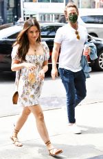SOPHIA BUSH and Grant Hughes Heading to a Brunch in New York 06/19/2021