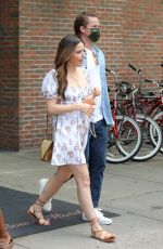 SOPHIA BUSH and Grant Hughes Heading to a Brunch in New York 06/19/2021