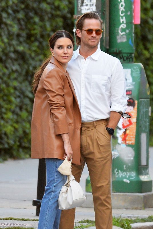 SOPHIA BUSH and Grant Hughes on a Date in New York 06/16/2021