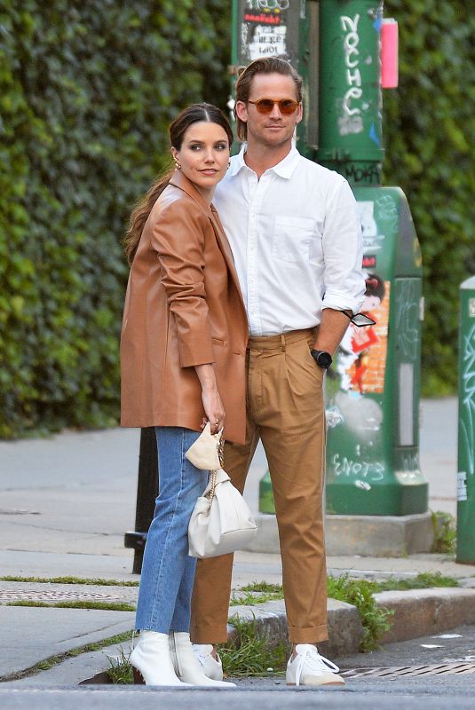 SOPHIA BUSH and Grant Hughes Out in New York 06/16/2021