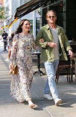 SOPHIA BUSH and Grant Hughes Out in New York 06/18/2021