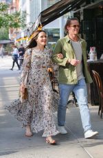 SOPHIA BUSH and Grant Hughes Out in New York 06/18/2021