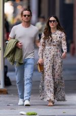 SOPHIA BUSH and Grant Hughes Out in New York 06/18/2021