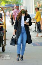 SOPHIA BUSH in Denim Heading to Airport in New York 06/20/2021