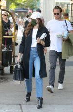 SOPHIA BUSH in Denim Heading to Airport in New York 06/20/2021