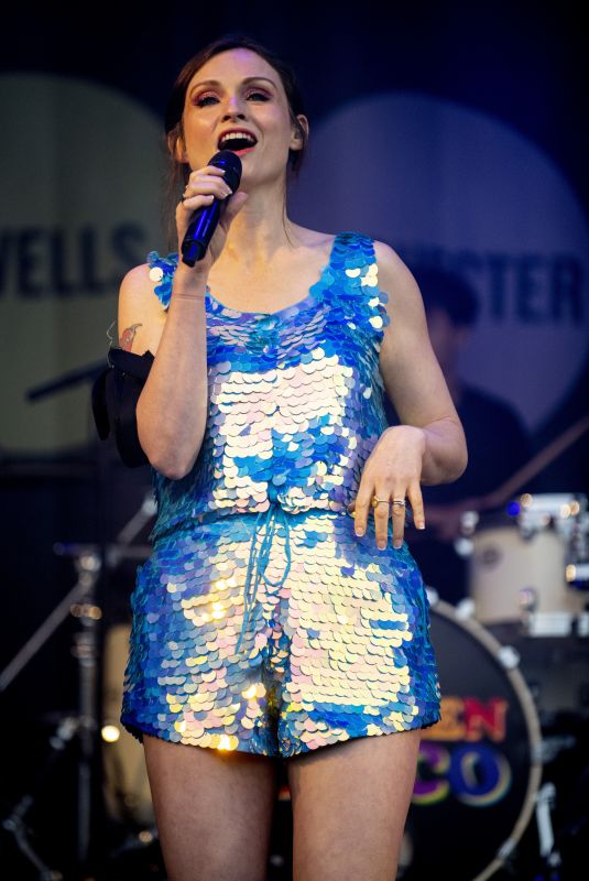 SOPHIE ELLIS-BEXTOR Performs at Pub in the Park at Royal Victoria Park 06/19/2021