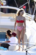 SOPHIE HERMANN in Bikini at a Yacht in Ibiza 06/08/2021