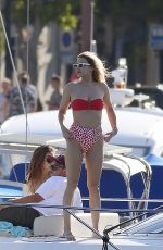 SOPHIE HERMANN in Bikini at a Yacht in Ibiza 06/08/2021