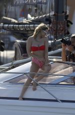 SOPHIE HERMANN in Bikini at a Yacht in Ibiza 06/08/2021