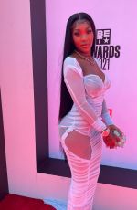 SUMMER WALKER at 2021 BET Awards in Los Angeles 06/27/2021