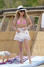 SYLVIE MEIS in Bikini at Club 55 in St-Tropez 06/02/2021