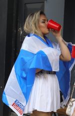 TALLIA STORM at Scotland Viewing Party in London 06/14/2021