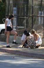 TALLULAH and SCOUT WILLIS Out for Coffee in Los Angeles 06/26/2021