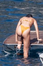 TAYLOR HILL in Bikini at a Boat in Positano 06/27/2021