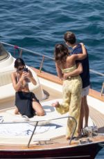 TAYLOR HILL in Bikini at a Boat in Positano 06/27/2021