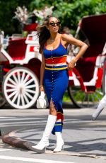 TAYSHIA ADAMS Out in New York 06/23/2021
