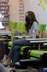 TERRI SEYMOUR at a Nail Salon in Beverly Hills 06/10/2021