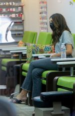 TERRI SEYMOUR at a Nail Salon in Beverly Hills 06/10/2021