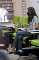 TERRI SEYMOUR at a Nail Salon in Beverly Hills 06/10/2021