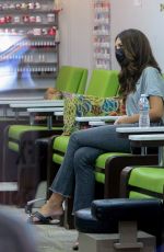 TERRI SEYMOUR at a Nail Salon in Beverly Hills 06/10/2021