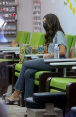 TERRI SEYMOUR at a Nail Salon in Beverly Hills 06/10/2021