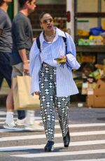 TESSA THOMPSON Out with a Friend in New York 06/02/2021