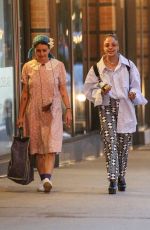 TESSA THOMPSON Out with a Friend in New York 06/02/2021