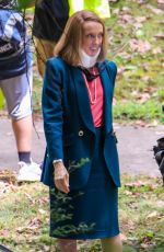 TONI COLLETTE on the Set of The Staircase in Atlanta 06/10/2021