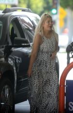 TORI SPELLING at a Gas Station in Beverly Hills 06/16/2021