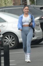 VANESSA HUDGENS and GG MAGREE Arrivves at Dogpound Gym in West Hollywood 06/02/2021