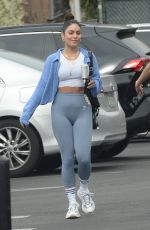 VANESSA HUDGENS and GG MAGREE Arrivves at Dogpound Gym in West Hollywood 06/02/2021