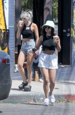 VANESSA HUDGENS and GG MAGREE at a Farmers Market in Los Angeles 06/26/2021