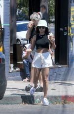 VANESSA HUDGENS and GG MAGREE at a Farmers Market in Los Angeles 06/26/2021