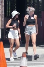 VANESSA HUDGENS and GG MAGREE at a Farmers Market in Los Angeles 06/26/2021