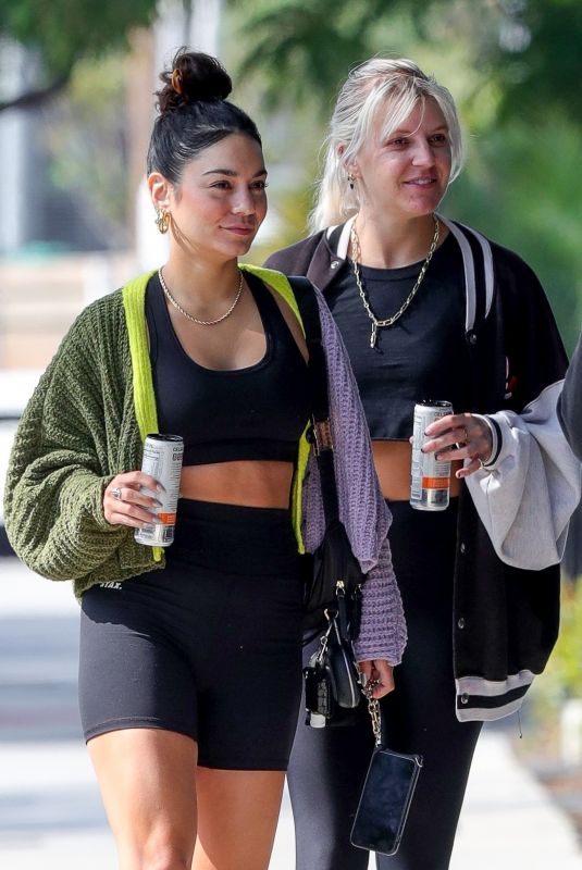 VANESSA HUDGENS and GG MAGREE at a Gym in West Hollywood 06/03/2021