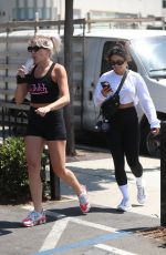 VANESSA HUDGENS and GG MAGREE at DogPound Gym in West Hollywood 06/28/2021