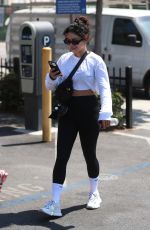 VANESSA HUDGENS and GG MAGREE at DogPound Gym in West Hollywood 06/28/2021
